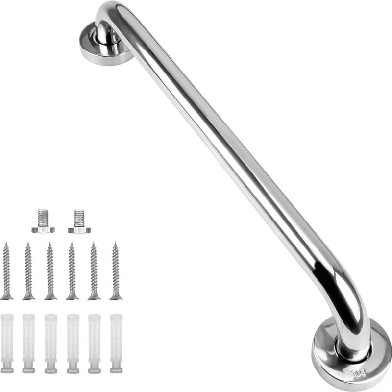 Haltegriff, 60 Cm Sicherheitsgriff Aus Edelstahl 304 Für Senioren Und Menschen Mit Behinderungen, Dusche, Badezimmer, Badewanne, Toilette, Treppe, Innen- Und Außenbereich