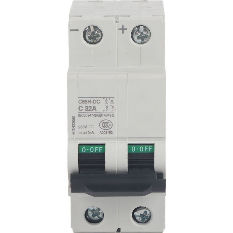 Miniatur-leistungsschalter C65h-dc 2p 250v Luftschalter (32a)