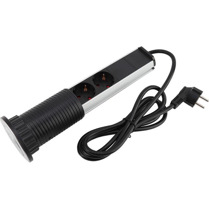 Steckdose, Versenkbare Steckdosenleiste, Einbausteckdose Für Arbeitsplatten, Versenkbare Steckdose Für Küche, Büro, Schlafzimmer, Eu-stecker 250 V