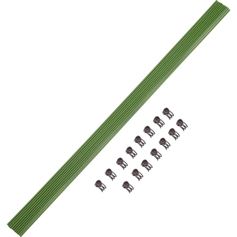 10 Stück Pflanzenstützdraht, Faltbare Kunststoff-pflanzenkäfigstütze Für Gartenblumen, Kräuter Und Gemüse (220324tw-3)