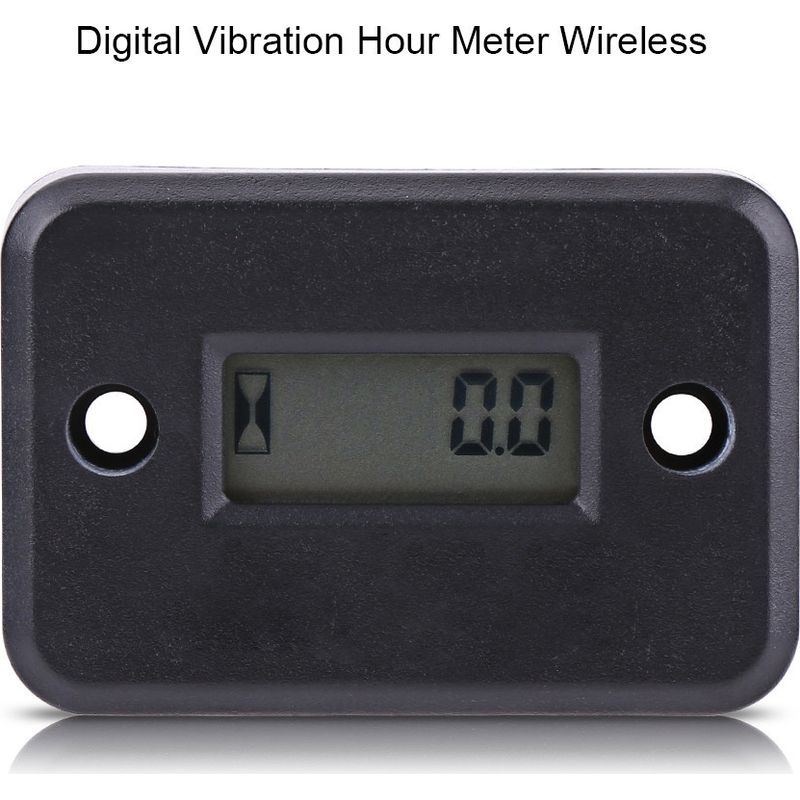 Kabelloser Digitaler Vibrationsstundenzähler Für Vibrationsmaschinen, Motorräder, Atvs, Boote Und Schiffe