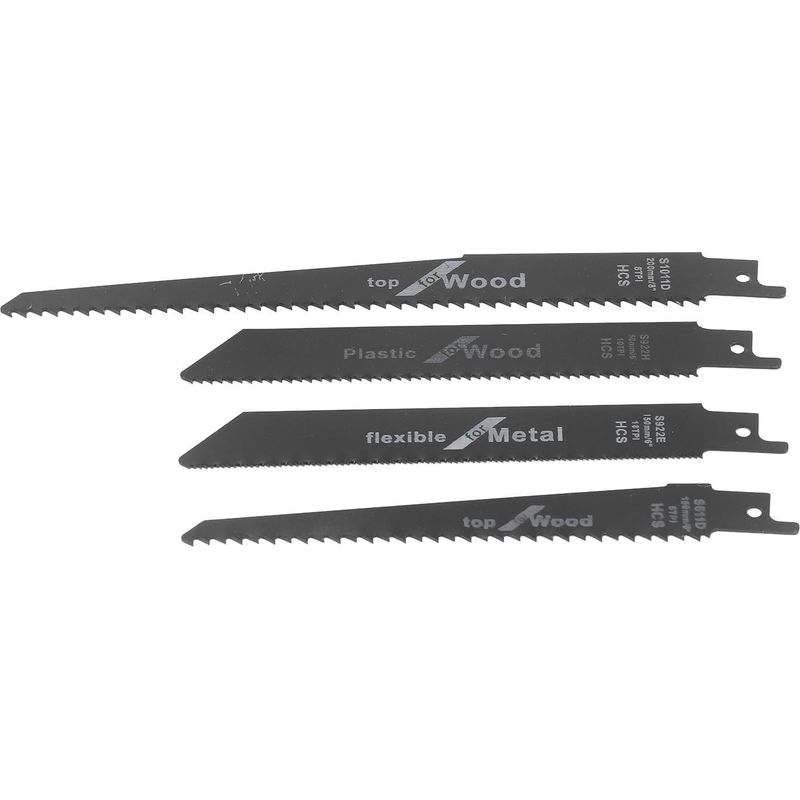 Alternatives Schneidwerkzeugset, Säbelsägeblatt, Stichsäge, Für Holz, Kunststoff Und Metall, 4-teilig