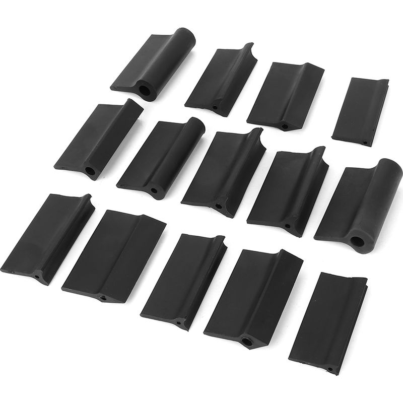 Schleifklotz, Gummischleifmatte, Flexibles Konturpolierpad, Holzbearbeitungswerkzeuge, 14-teilig