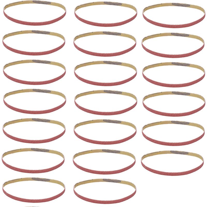 20-teiliges Ersatzschleifpapier-schleifband Für Schleifmaschinen, 330 X 10 Mm, 150