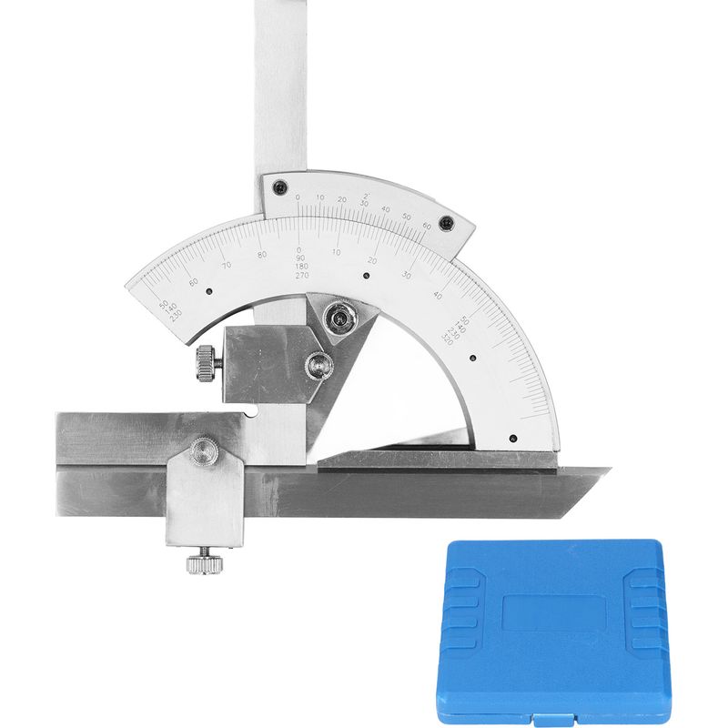 Nonius-winkelmesser Mit Neigungswinkel, 0 Bis 320°, Universelle Feineinstellung, Messlineal Für Holzbearbeitung, Wärmebehandelter Edelstahl 4cr13