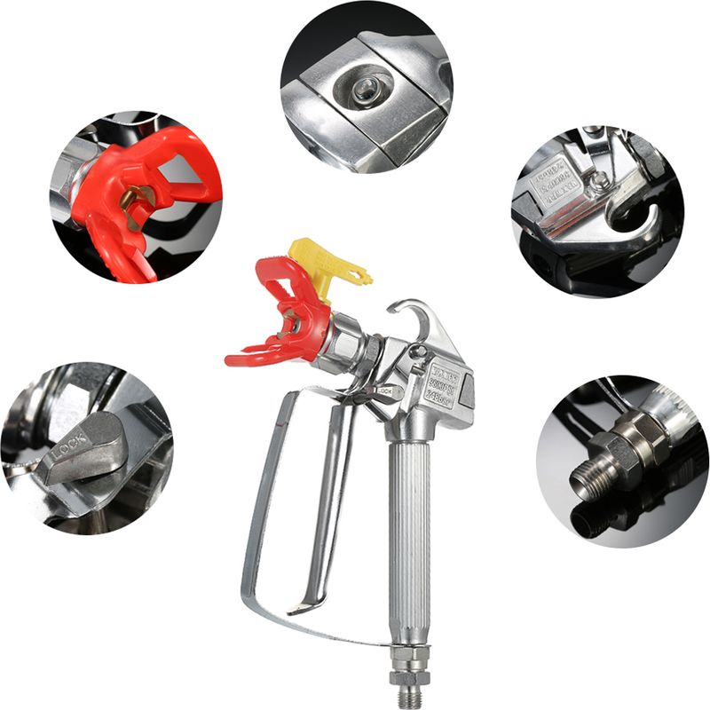 Hochdruck-airless-farbspritzpistole (3600 Psi) Mit Pumpsprühgerät Und 517er Düse Und Spritzdüse