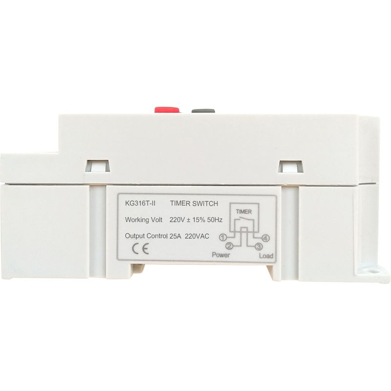 Programmierbarer Digitaler Timer Ac 220v 25a, Elektronischer Zeitschalter Für Din-schiene Mit Lcd-anzeige, Uhr