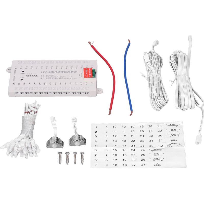 Dc12v/24v Led-licht-set Mit Bewegungserkennung, Intelligenter Treppenstufensensor-controller
