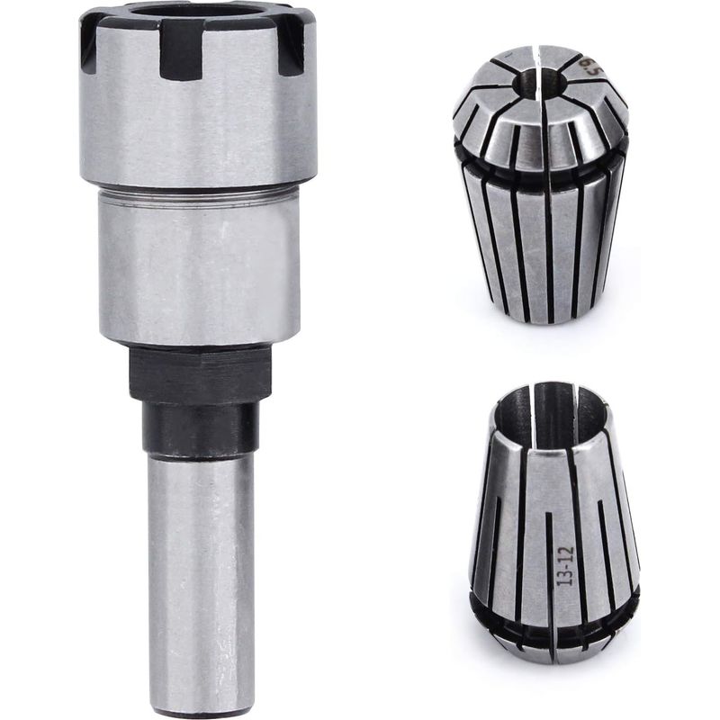 1/2" Er20 Fräszangen-verlängerungsstange, Mit 6,5 Mm Und 13 Mm Er20 Federzangen-set, Spannkit Für Cnc-graviermaschinen Und Schleifwerkzeuge