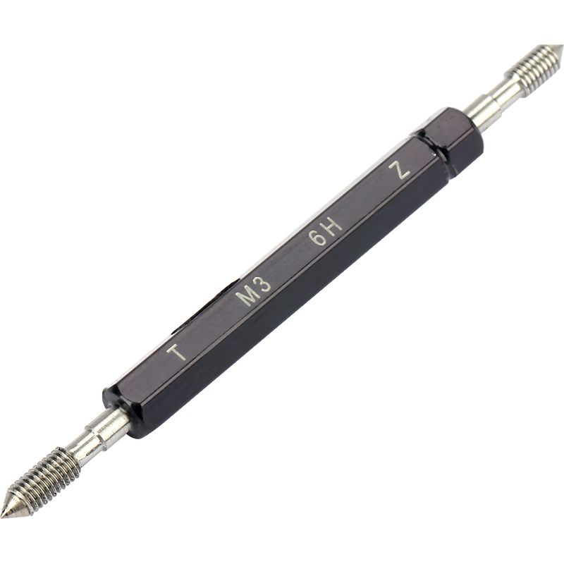 Gewindelehre Aus Stahl, Hochwertiges Handmesswerkzeug M3 0,5