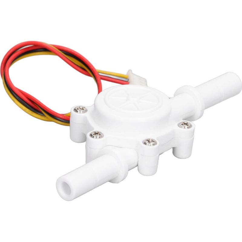 Hall-effekt-durchflusssensor, Wasserschalter, Flüssigkeitsdurchflussmesser, Dc 3,5–24 V, 0,3–10 L/min, 25 Cm, 180 Grad, G3/8