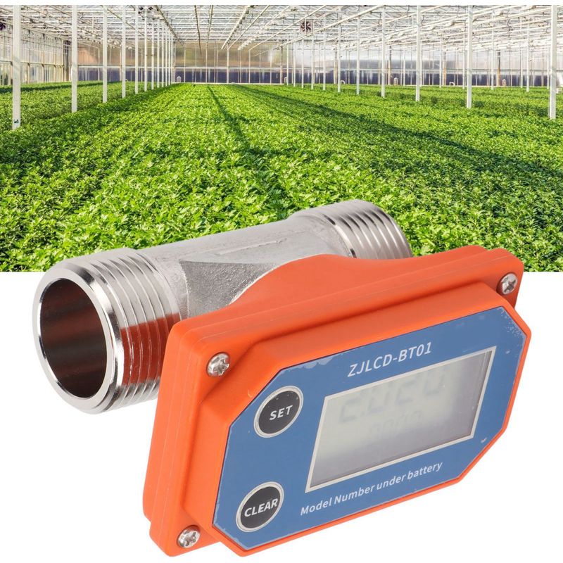 Digitaler Wasserdurchflusssensor, Alkalischer Durchflussmesser Aus Edelstahl Für Die Landwirtschaftliche Flächenbewässerung