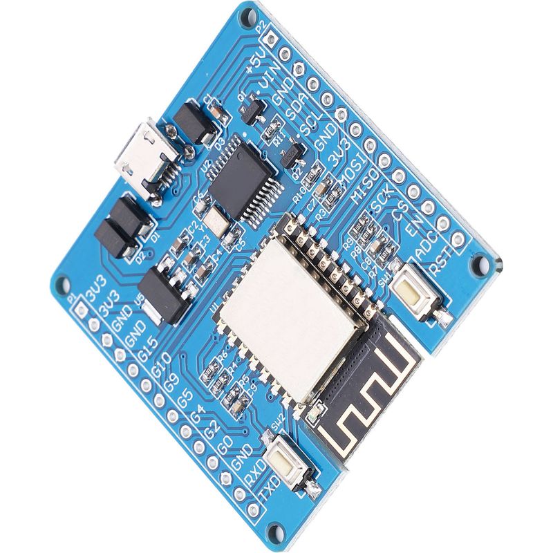 Pcb-entwicklungsplatine Für Python Mit 5v/3,3v Gleichspannungseingang Und Esp8266-stiftleiste