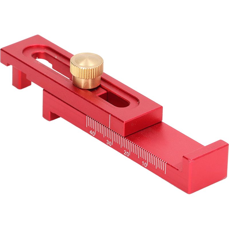 Tiefenmesslineal, 5–40 Mm, Spaltlehre Aus Aluminiumlegierung Zum Schneiden Von T2-nuten