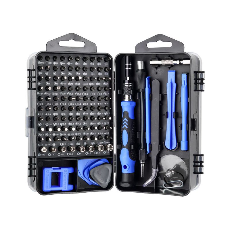 115-in-1 Präzisionsschraubendreher-set, Professionelles Magnetisches Reparaturwerkzeug-set Mit Schraubenmatte Und Antistatischer Bürste Für Alle Elektronischen Geräte