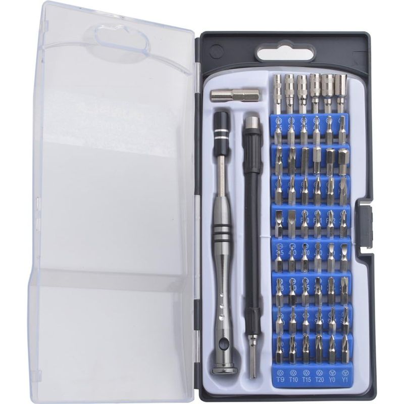 57-teiliges Magnetisches Präzisions-schraubendreher-bit-set, Multifunktions-reparaturwerkzeug Mit 54 Bits, Ideal Für Mobiltelefone, Computer, Smartphones, Laptops, Uhren, Spielzeug Und Brillen