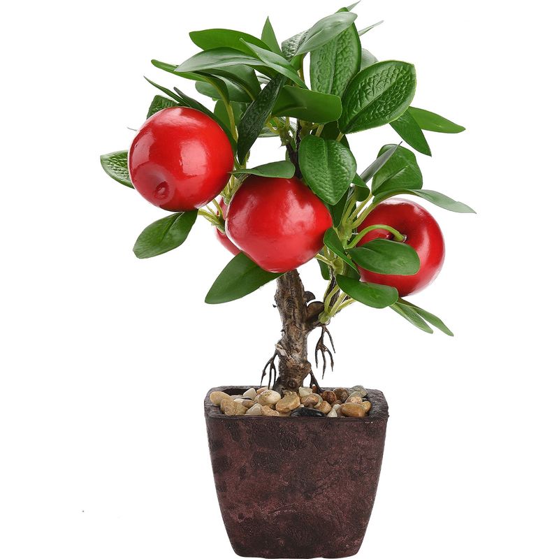 Bonsai-zitronenbaum, Lebensechter Künstlicher Obsttopf Für Zuhause, Tisch, Schreibtisch, Büro, Badezimmer, Dekoration, Foto-requisite (220309tw06-2)