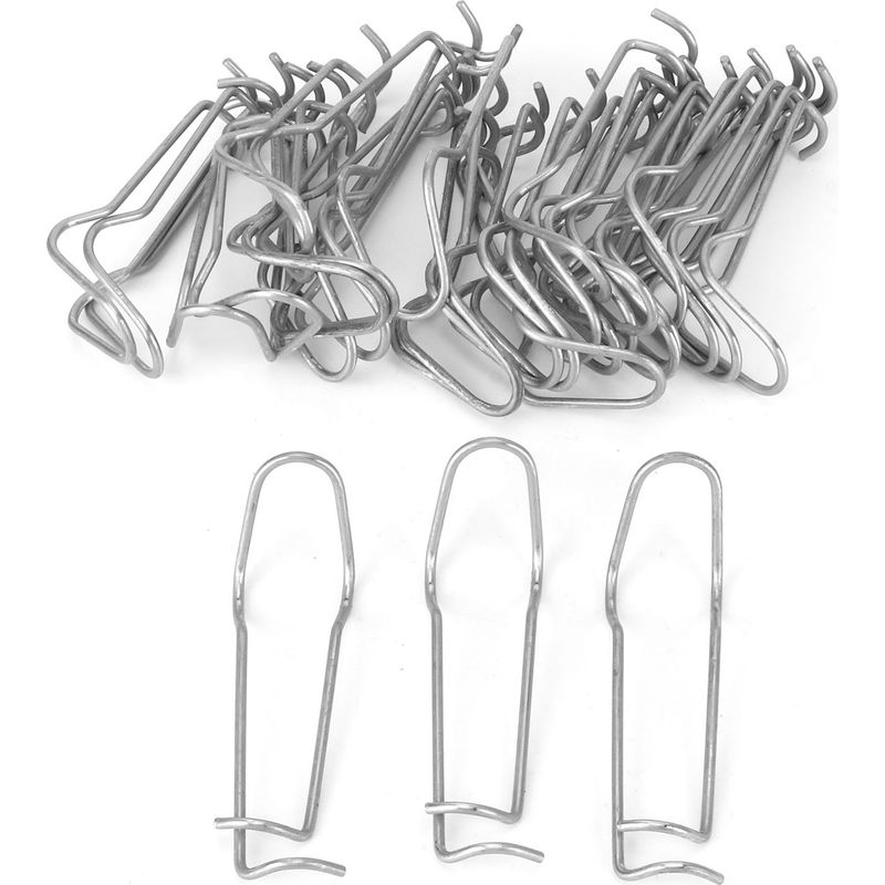 30 Stück Federbelastete Pflanzenstützclips, Befestigungsclips Aus Edelstahl Für Gartengewächshäuser, Für Pflanzen Mit 11 Mm Durchmesser
