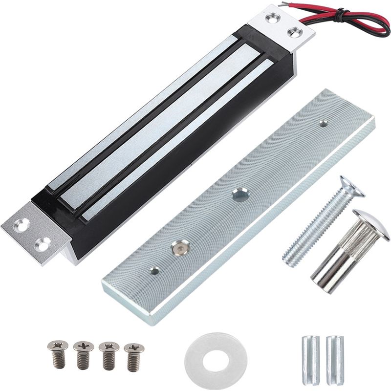 12 V Gleichstrom, 280 Kg/600 Lbs, Elektromagnetische Verriegelung, Haltekraft, Elektromagnetische Verriegelung, Sicherer Nc-modus