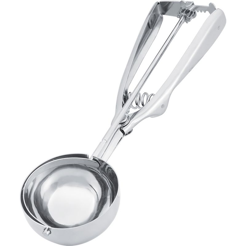 Eiskugelportionierer Aus Edelstahl, Kekslöffel, Eiskugelportionierer Mit Auslöser (6 Cm Durchmesser)