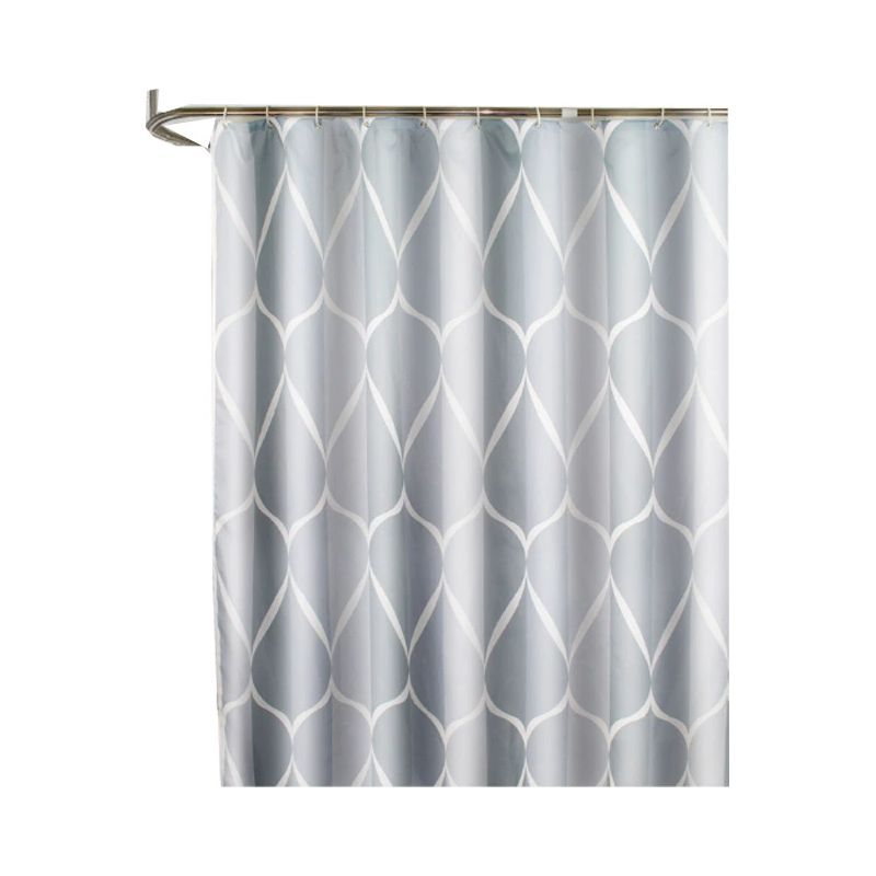 Duschvorhang, 220 X 200 Cm, Maschinenwaschbarer Polyester-duschvorhang Mit 12 Haken, Badewannen-duschvorhang Für Badezimmer