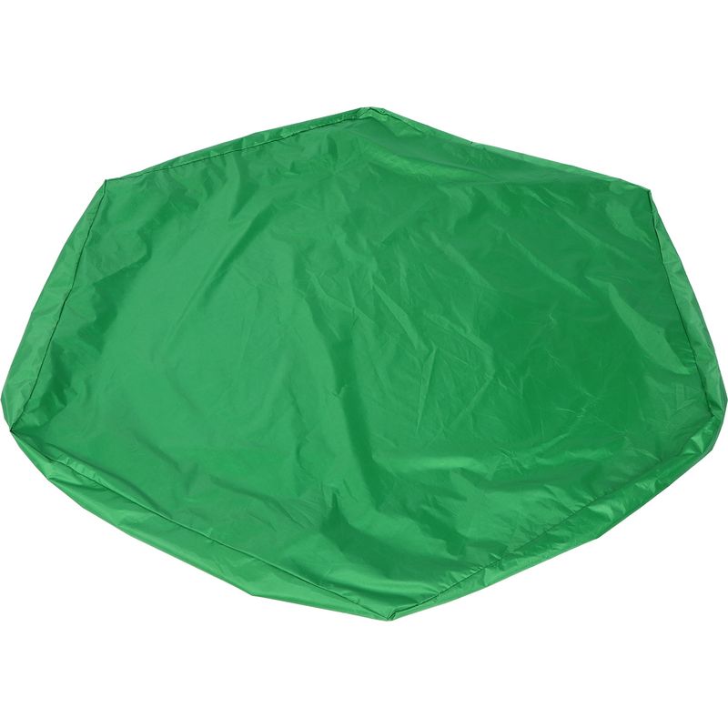 Wasserdichte, Sechseckige Sandkastenabdeckung Für Kinder, Geeignet Für Garten, Pool Und Als Sonnenschutz, Grün, 140 X 110 X 20 Cm
