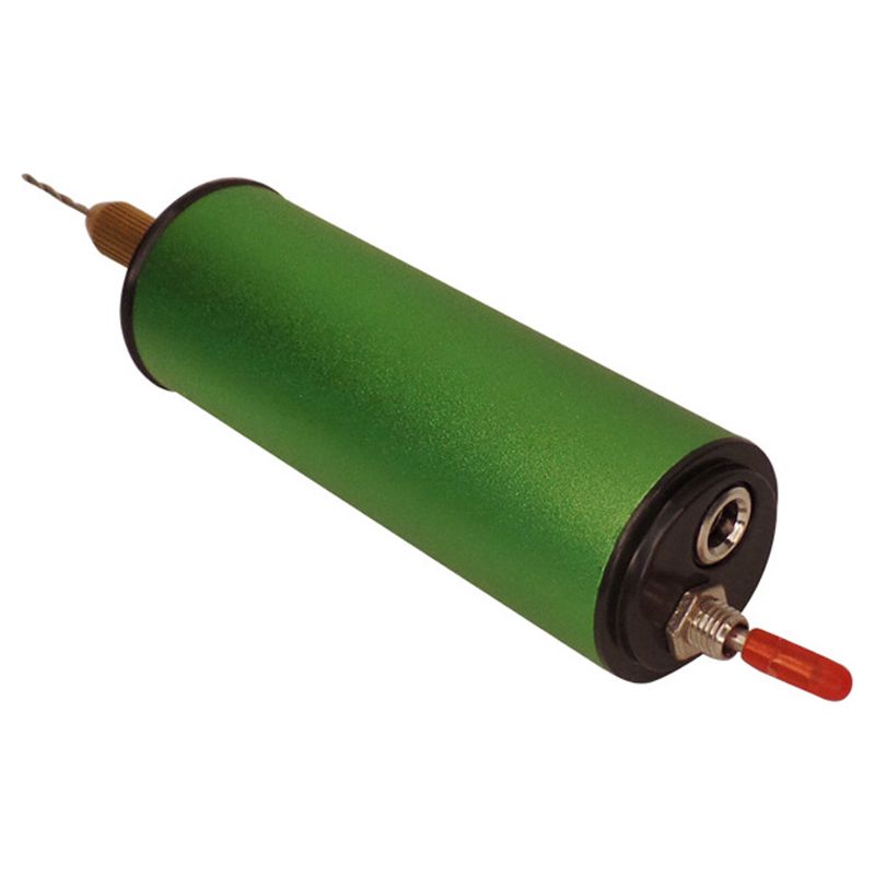Verstellbare Mini-elektrobohrmaschine Von 0,8 Bis 1,2 Mm Mit 8 Bohrern (0,8 Mm Und 1,1 Mm) Für Schmuckherstellung, Aluminiumprodukte, Holzschlüsselanhänger Und Die Herstellung Von Harzformen. Grün