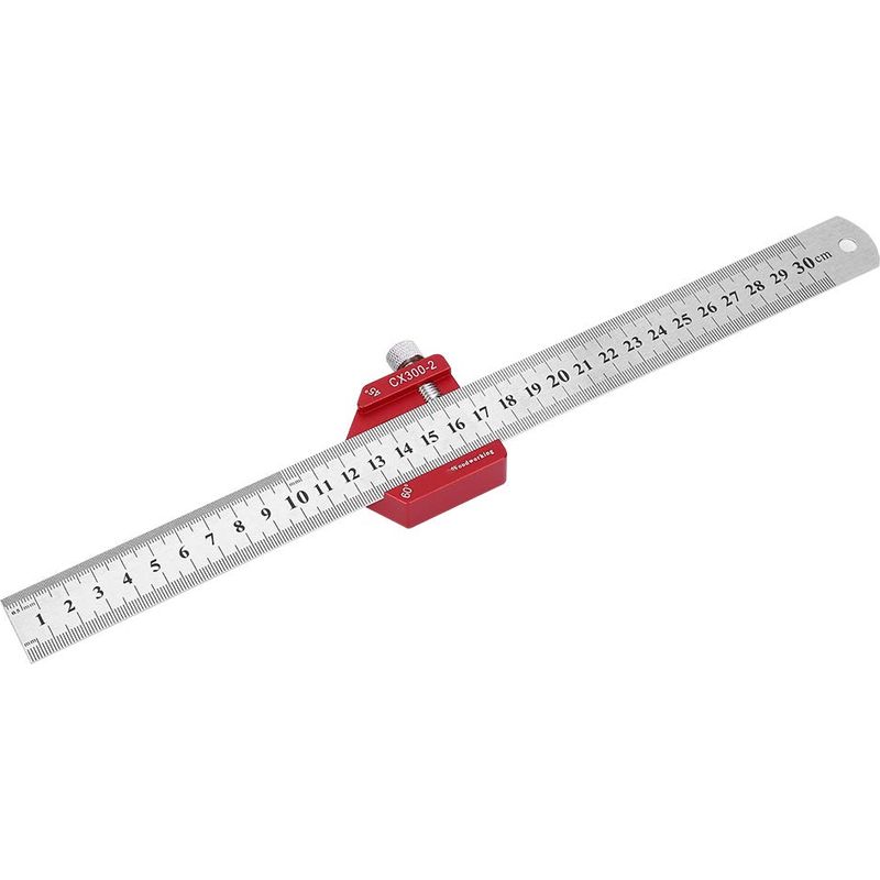 Cx300-2 Kombinationswinkel-set Aus Aluminiumlegierung, Anreißlineal Für Holzbearbeitung, Hochpräzise Winkelmessung, Schreiner-markierwerkzeug, Anreißlehre