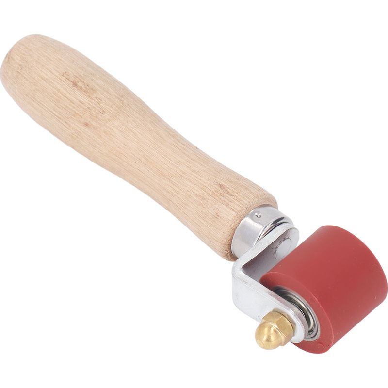 Hitzebeständige Walze (260 °c), 28 Mm Breit, 32 Mm Durchmesser, Ergonomisch Lackiert, Zum Pvc-schweißen