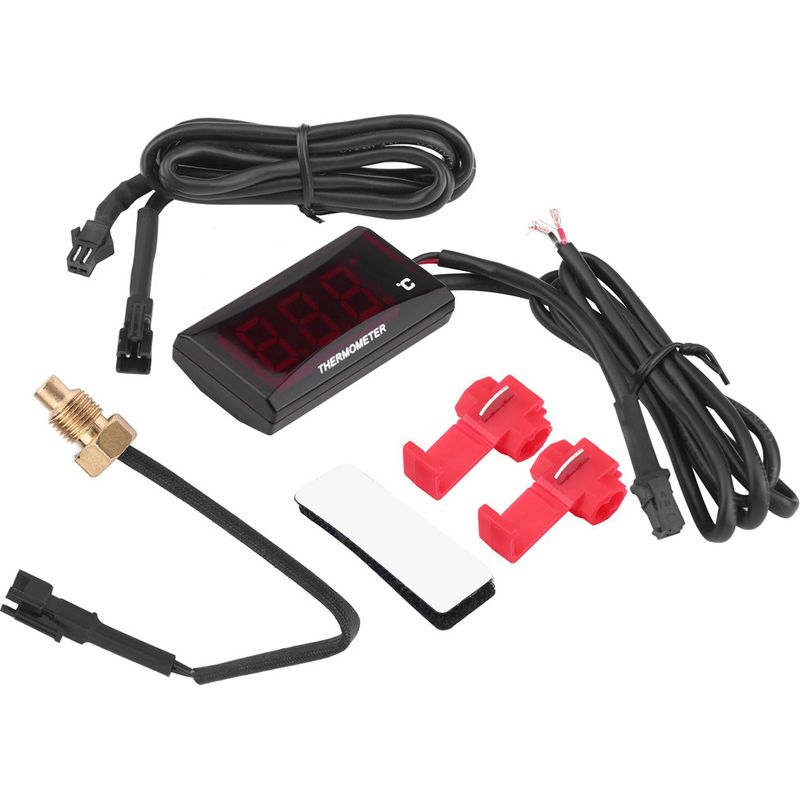 Universelles Digitales Thermometer Für Motorräder, Wassertemperaturanzeige, Für Rennroller