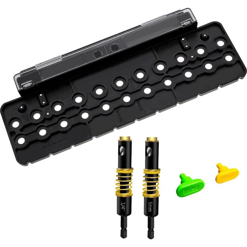 Bohrschablone Für Regalträger, Für Stabile Regalböden. Bohrhilfe Für Möbel, Für Gerade Löcher. Inklusive Bohrer, Positionierstiften Und Integriertem System.