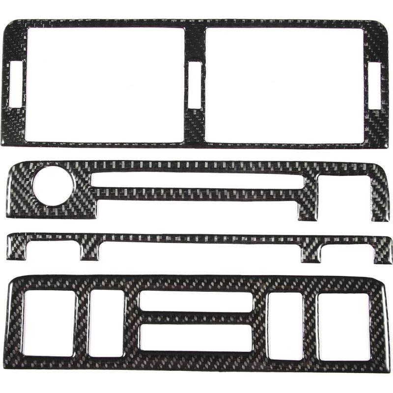 Mittelkonsolen-zierrahmen-kit Aus Kohlefaser Für Bmw E46 M3 1998-2005