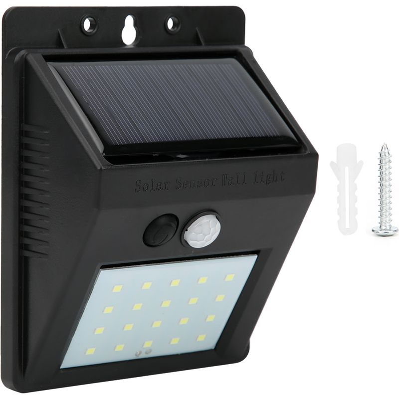 20 Led-solar-wandleuchte Mit Bewegungsmelder Für Außenbereiche Wie Hof, Flur, Einfahrt, Veranda Und Garten