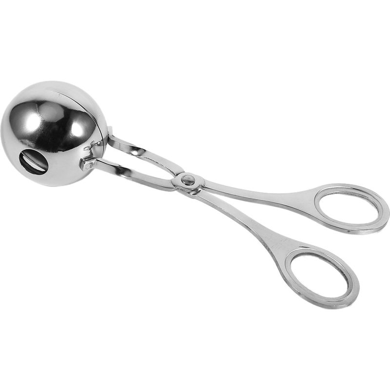 Fleischbällchenlöffel Aus Edelstahl, Küchenhelfer, Keksteig, Fleischbällchenlöffel, Melonenbällchenformer, Groß