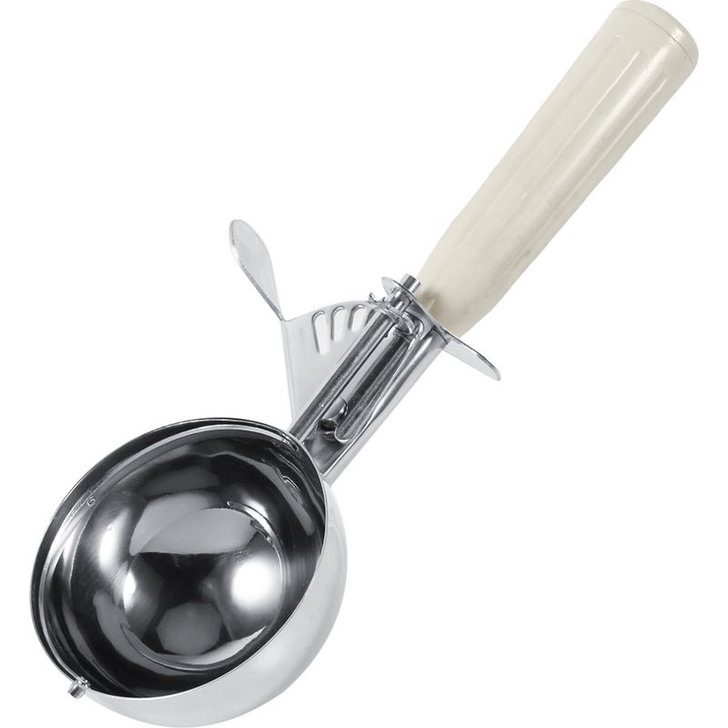Praktischer Fruchteislöffel Aus Edelstahl Mit Kunststoffgriff, Küchenhelfer (6,8 Cm)