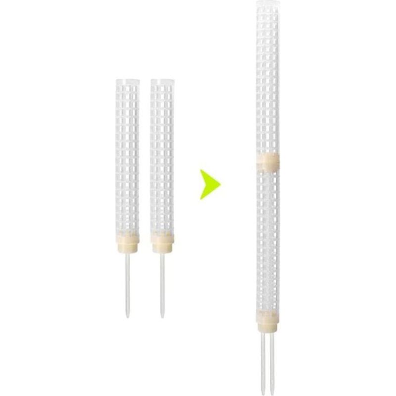 Set Mit 2 Schaumstoff-pflanzenstützstangen, Unbedenkliches Kunststoffmaterial, 25 Cm Hoch