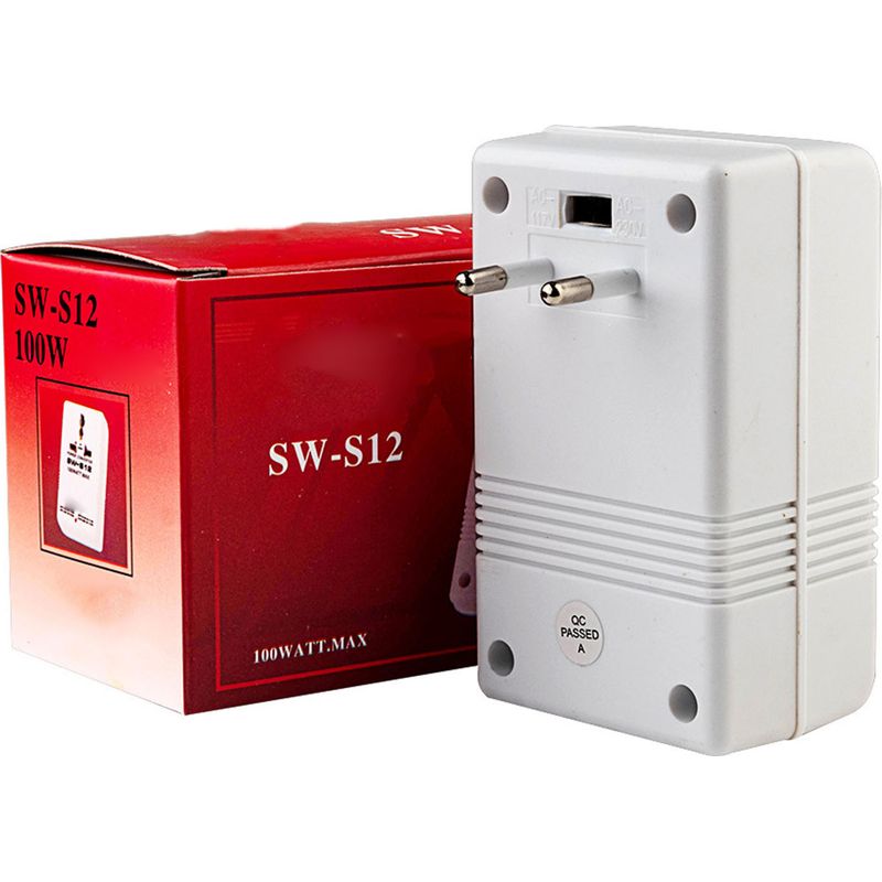 Sw S12 – Dualspannungstransformator 110 V/220 V, 100 W Reiseadapter, Stromwandler Für Kleingeräte, Eu-stecker