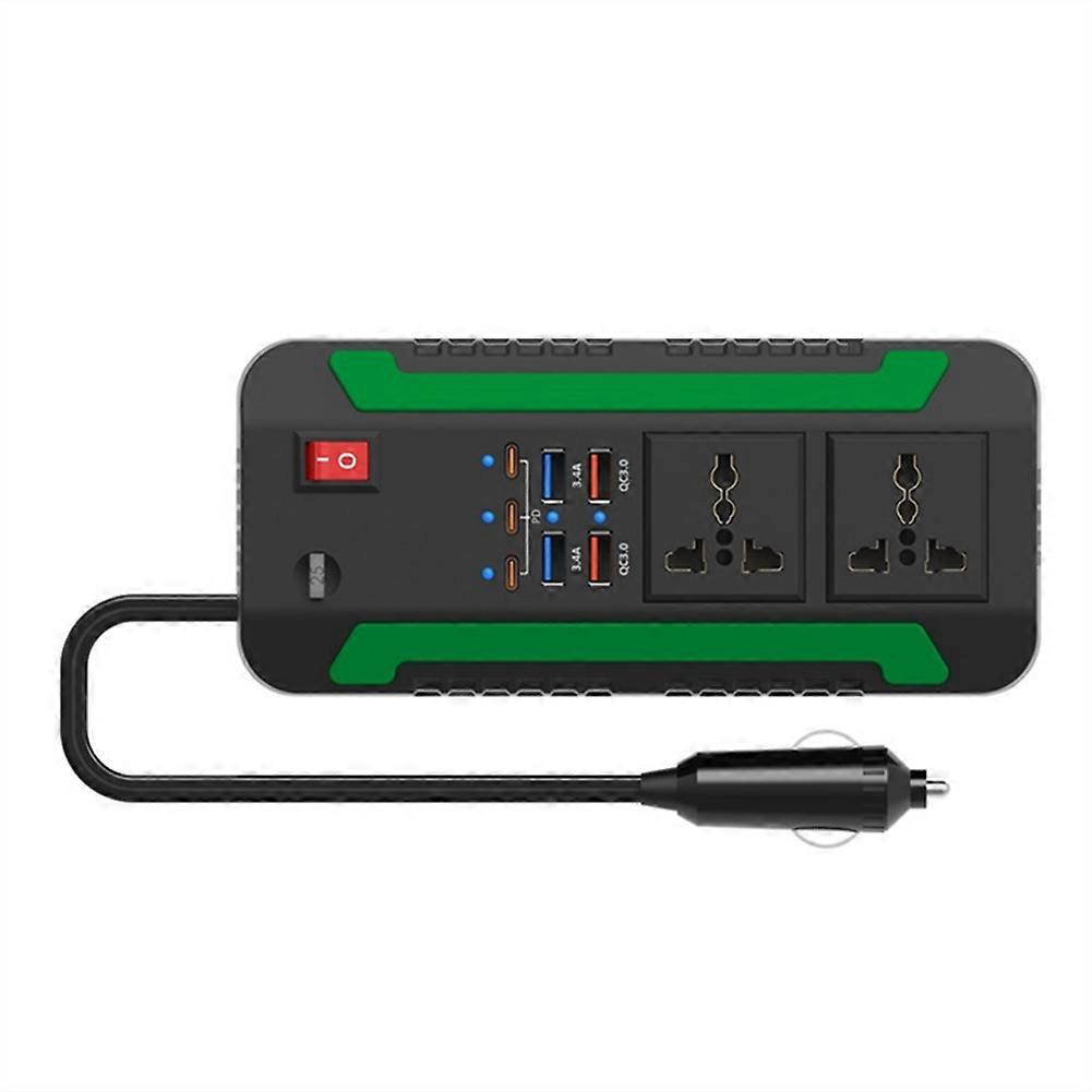 300-w-kfz-konverter 12 V/24 V/110 V/220 V, Usb-typ-c-netzteil, Qc3.0-schnellladegerät