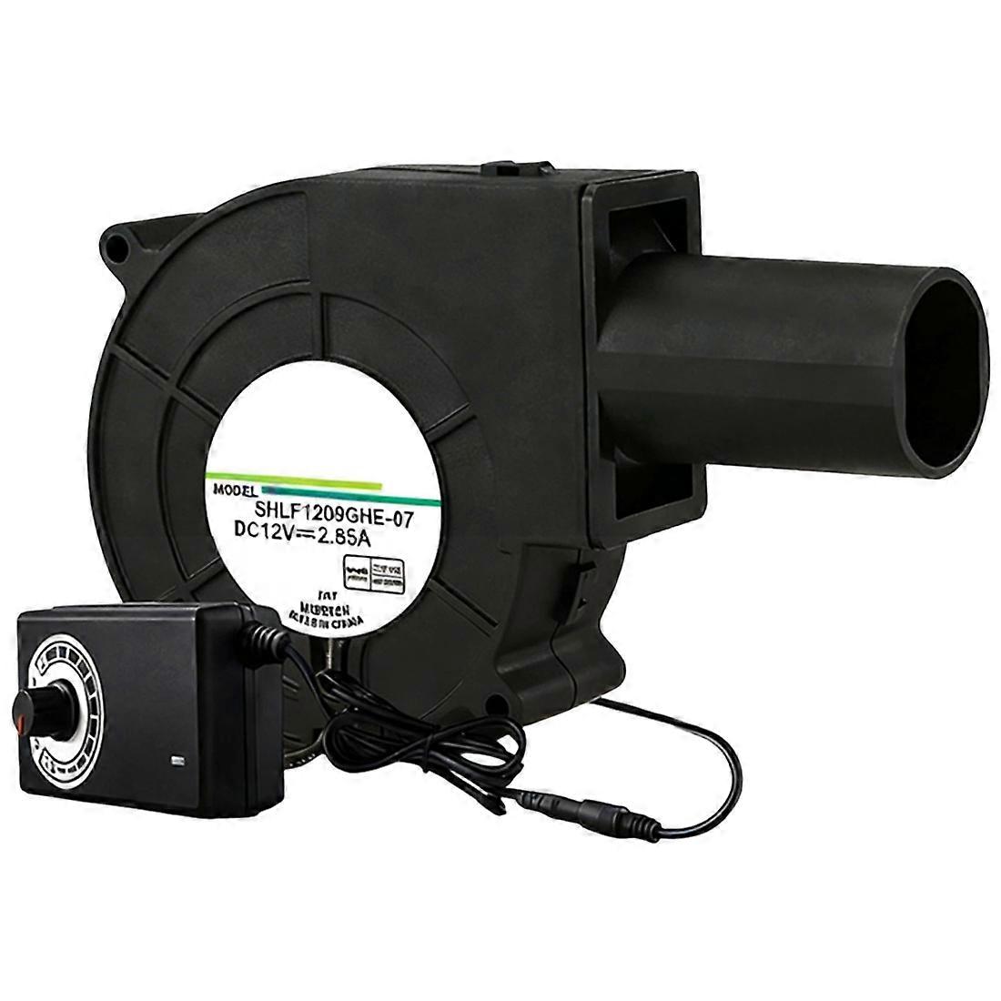 Drehzahlverstellbarer Turbolüfter Mit Hohem Luftdurchsatz Und 110-220v Dc 12v Leistungsregelung Für Altölöfen (us-stecker).