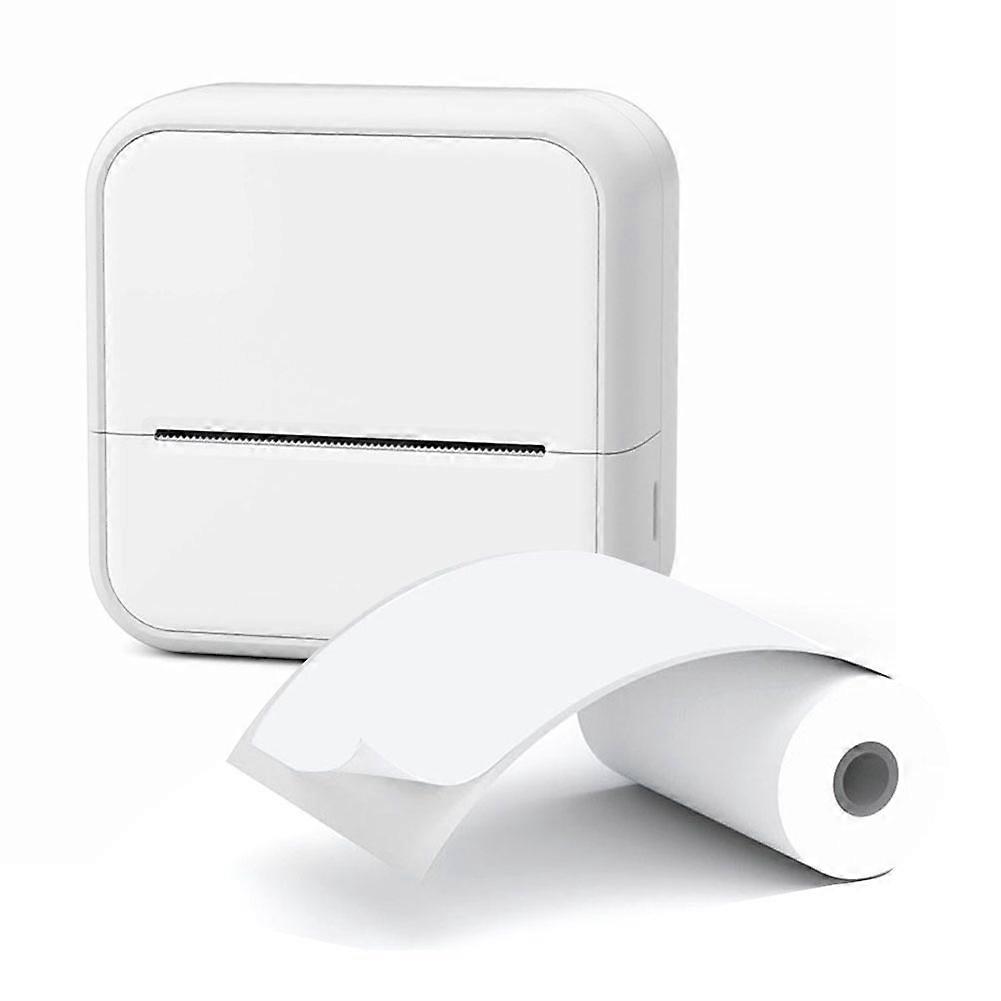 Mini-thermodrucker Mit Aufklebern Für Notizen, Tagebucheinträge, Bastelarbeiten, Als Kindergeschenk, Weiß