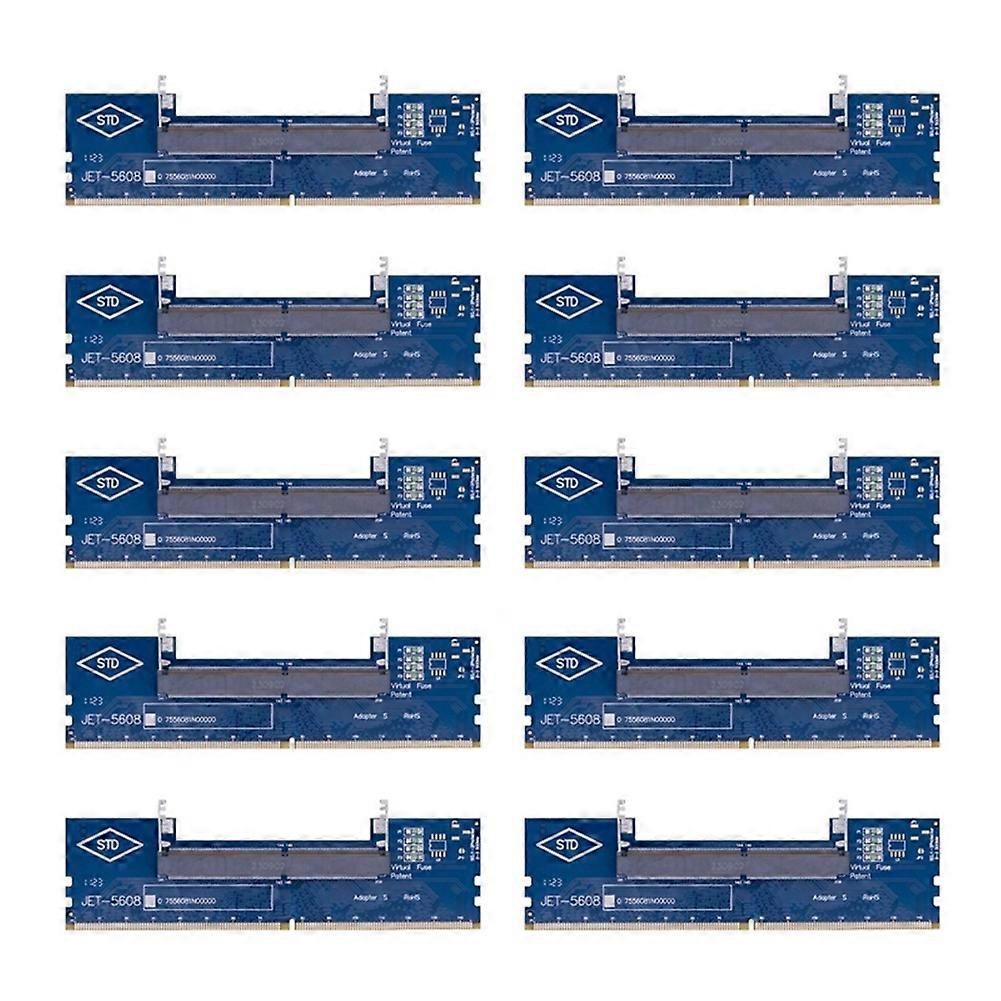 Packung Mit 10 Ddr4 So-dimm Ram-speicheradaptern Für Laptop Zu Desktop-pc (testkarte).