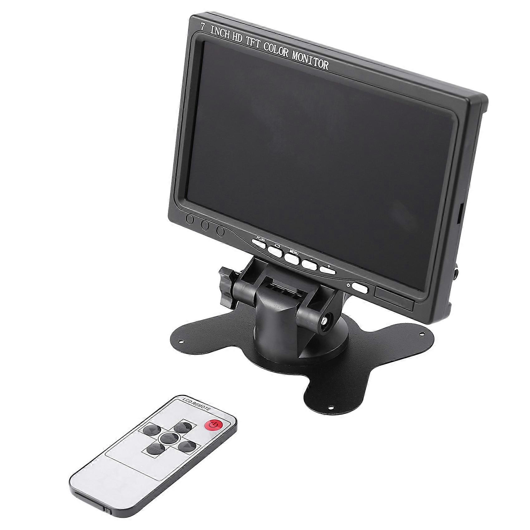 Tragbarer 7-zoll-monitor, Auflösung 1024 X 600, Hdmi/vga/av-kompatibel, Europäischer Stecker.