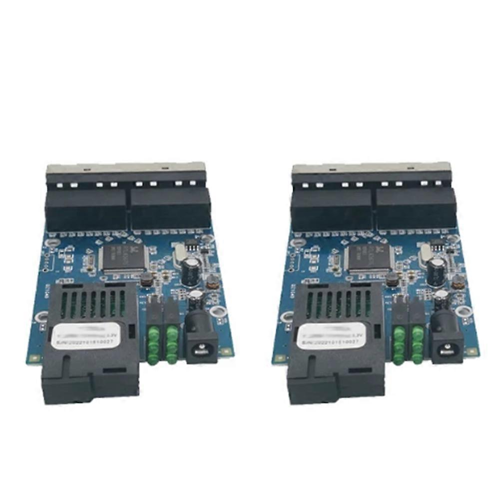 Glasfaser-ethernet-switch, Medienkonverter, Glasfaserunterstützung, 1f4e/1g4e-glasfaseranschluss, 10/100/1000m-pcba-platine