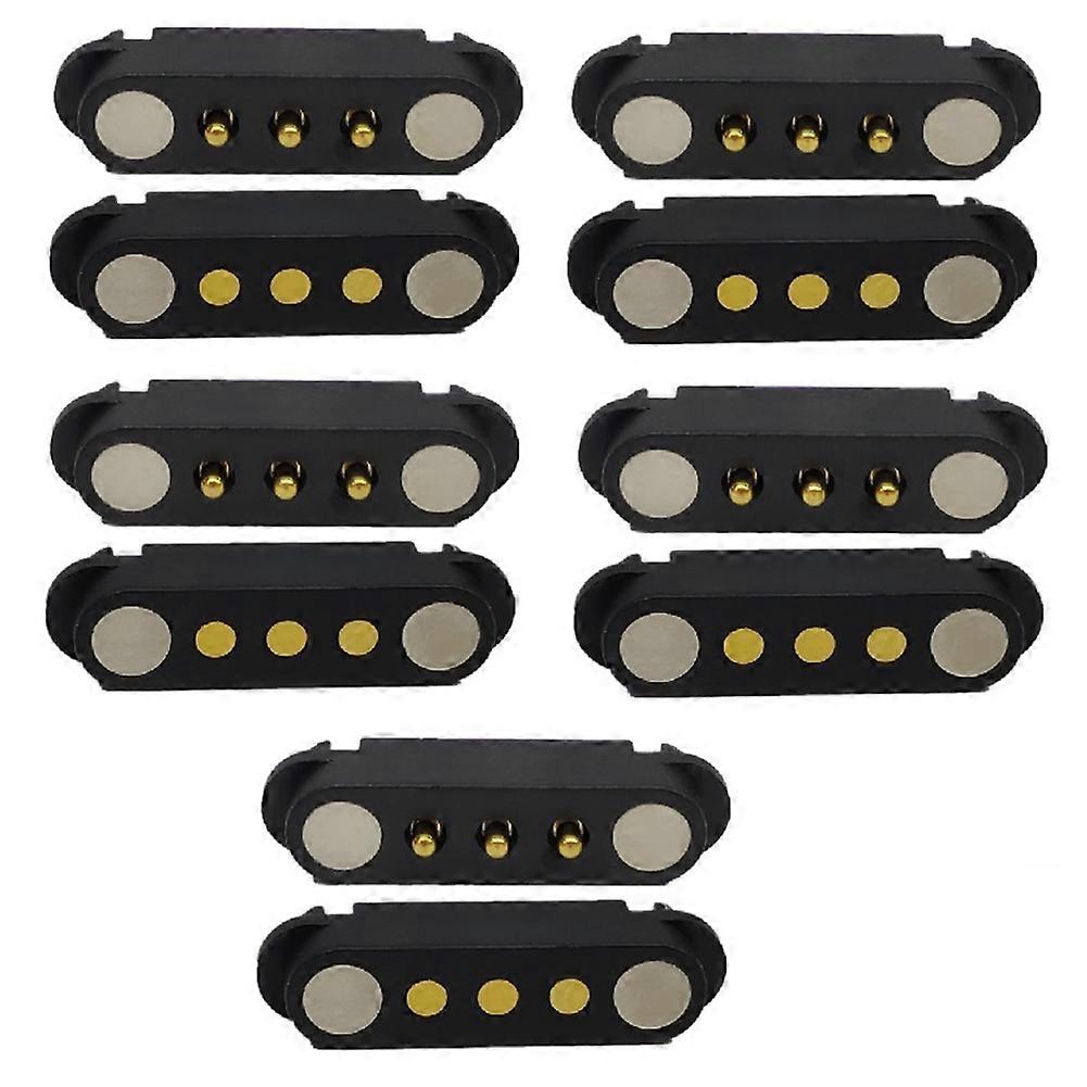 5-paariger, 3-poliger, Federbelasteter Magnetstecker (stecker-/buchsenabstand: 2,54 Mm) Dc-strombuchse