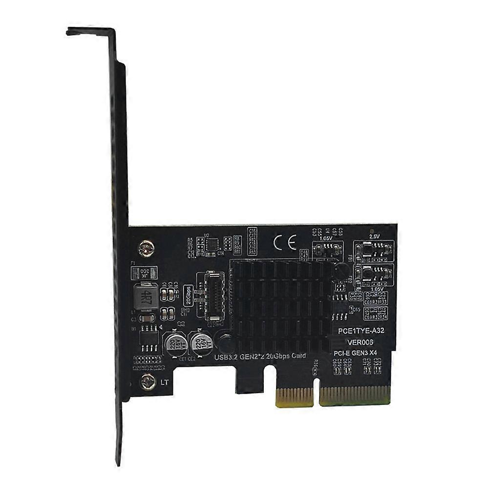 Usb 3.2 Gen2 X2 20 Gbit/s Pcie 4x Erweiterungskarte, Usb-c-frontadapter, A/e-anschluss