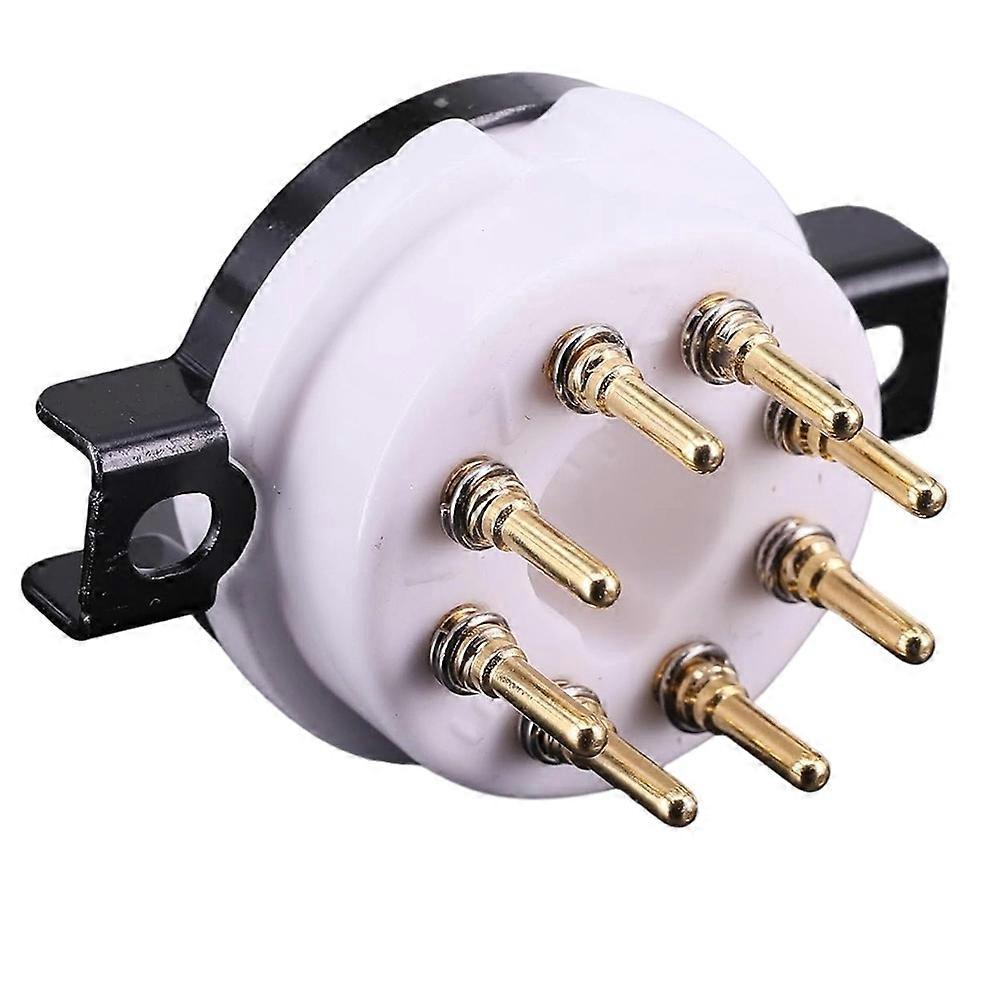 8-polige Oktalfassung Für 6550-, 6sn7-, Kt88-, El34-, 6ca7-, 6l6-, 6v6- Und 6sl7-elektronenröhren (keramiksockel) – Diy-hifi-verstärker