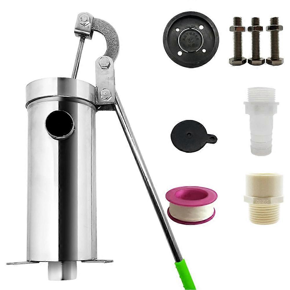 Handpumpe Für Den Garten, Manuelle Saugpumpe Für Springbrunnen, 32-mm-handpumpe Für Tiefes Wasser, Wasserpumpe Für 10 Becken