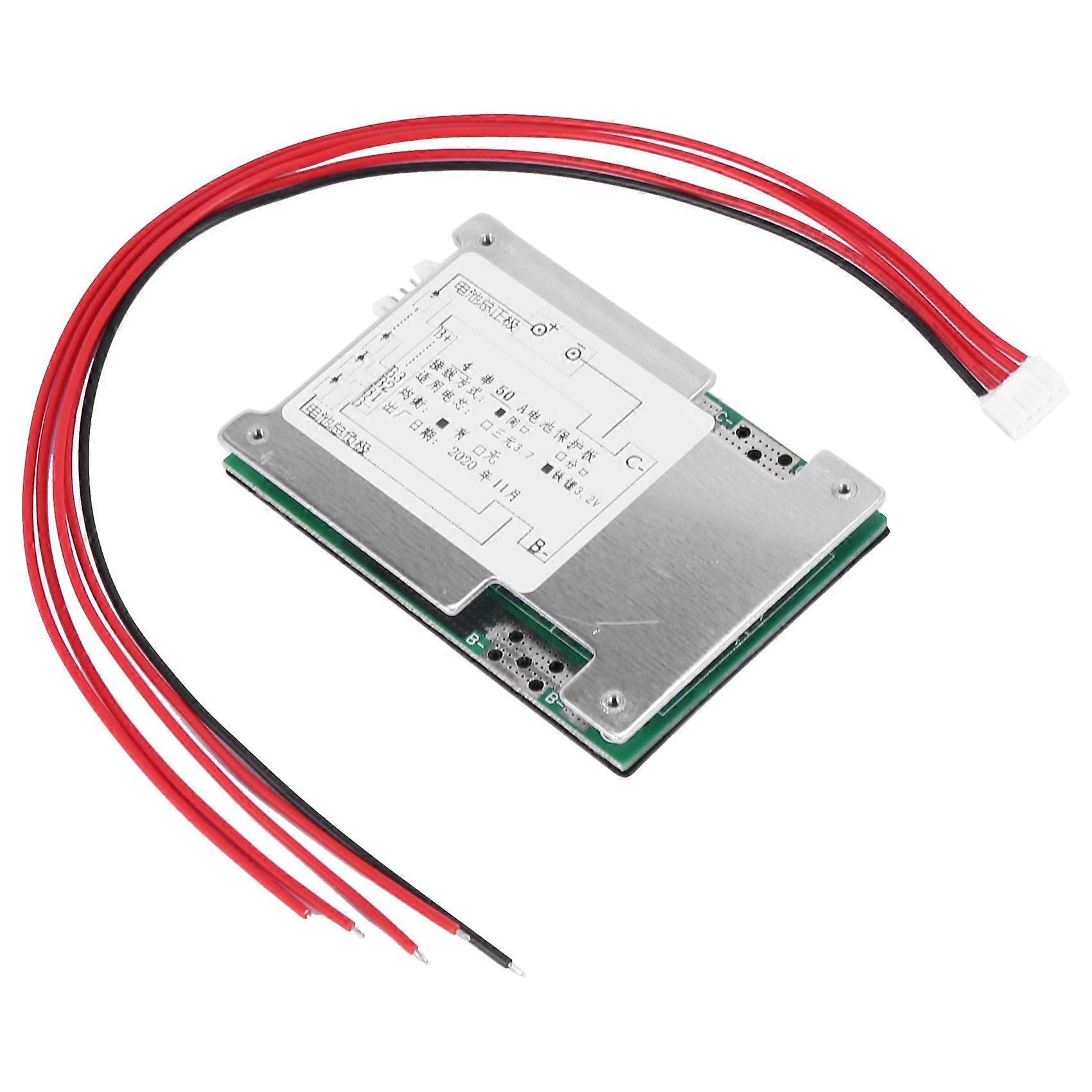 4s 12v 50a Bms-pcb-schutzplatine Für Usv-wechselrichter Mit Balancierfunktion Für 18650 Lifepo4-eisenphosphat-batteriezellen
