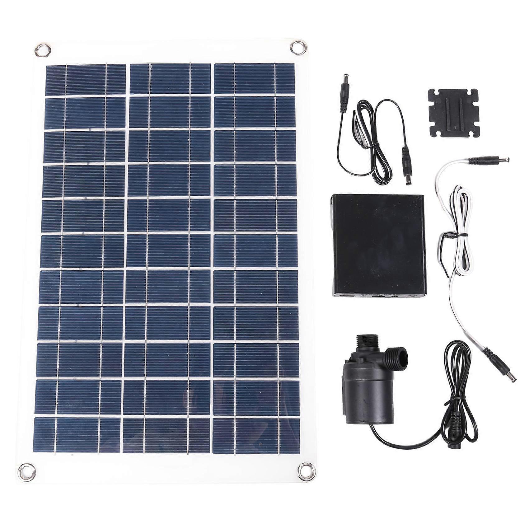 50w Solarwasserpumpe, 800 L/h, 12v Dc, Geräuschlos, Für Gartenbrunnen Oder Hausbrunnen.