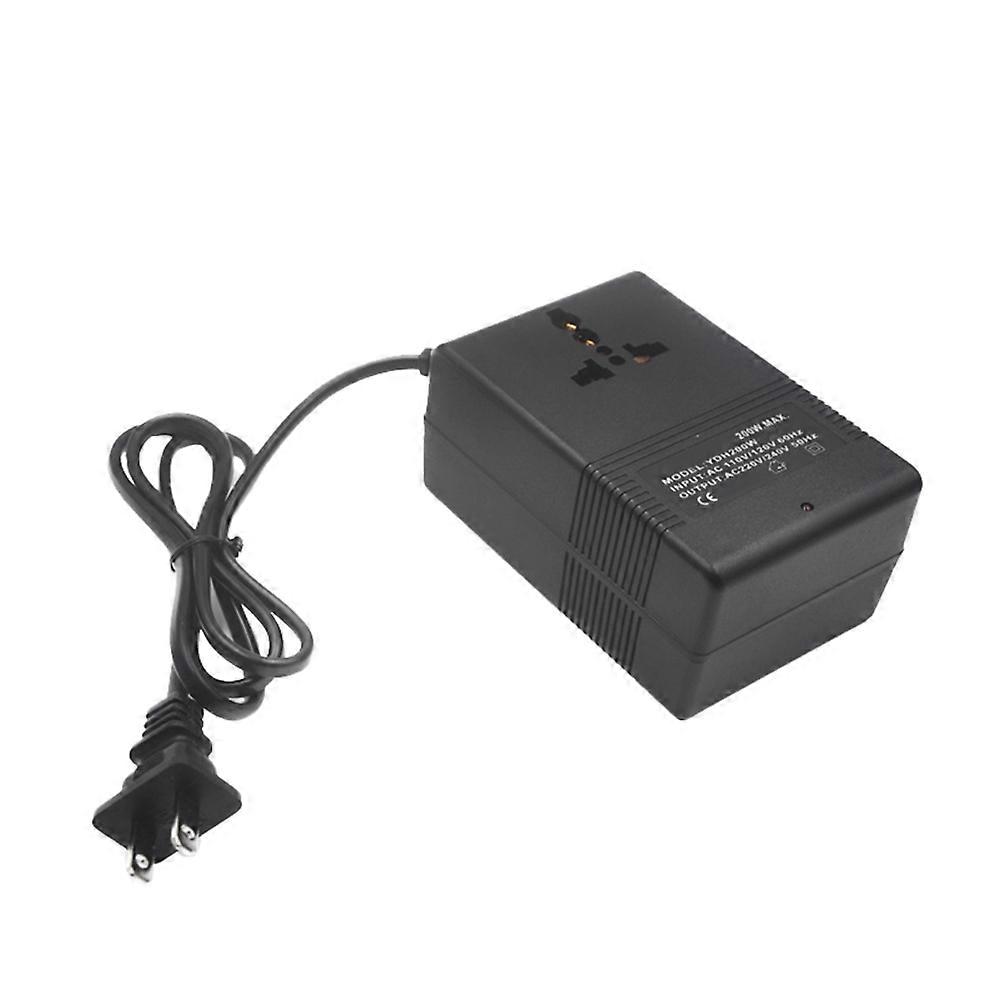 200-w-spannungswandler, 110-v-auf-220-v-transformator, Aufwärtswandler, Reiseadapter, Us-stecker